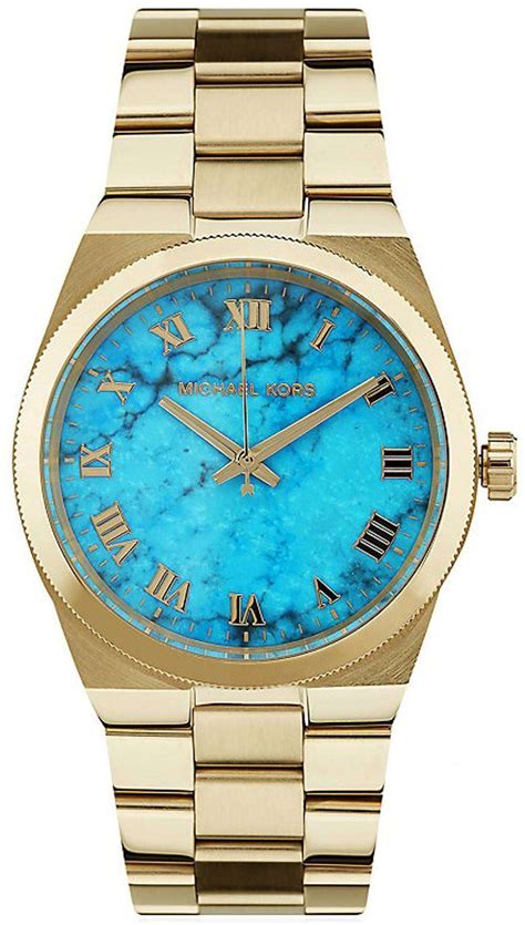 montre michael kors turquoise|Michael Kors watch for female.